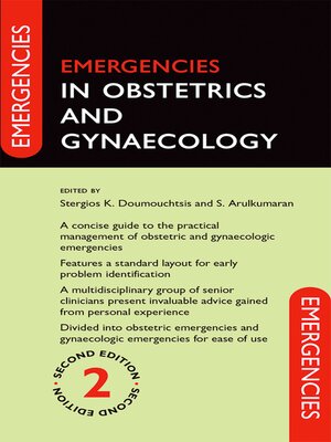 cover image of Emergencies in Obstetrics and Gynaecology